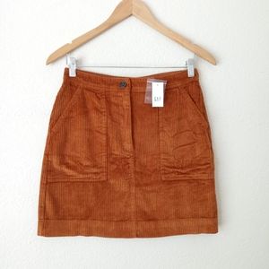 NWT GAP Corduroy Skirt